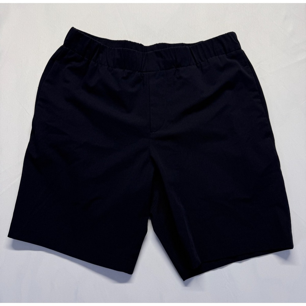 H&M Shorts Mens Small Navy Blue Stretch Relaxed Fit Elastic Drawstring Waist